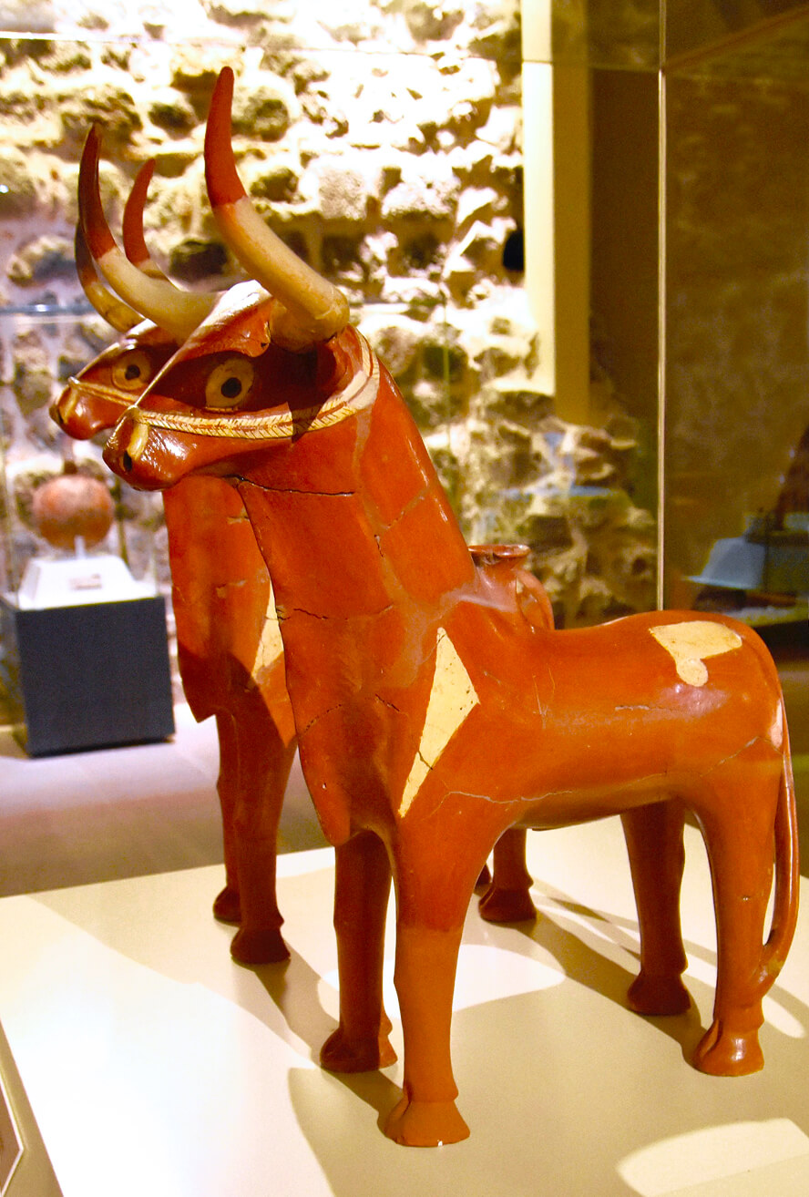 Hittite Pottery Bulls