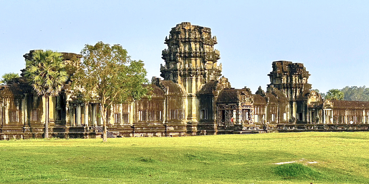 Grassy Area Surrounding the Core of Angkor Wat