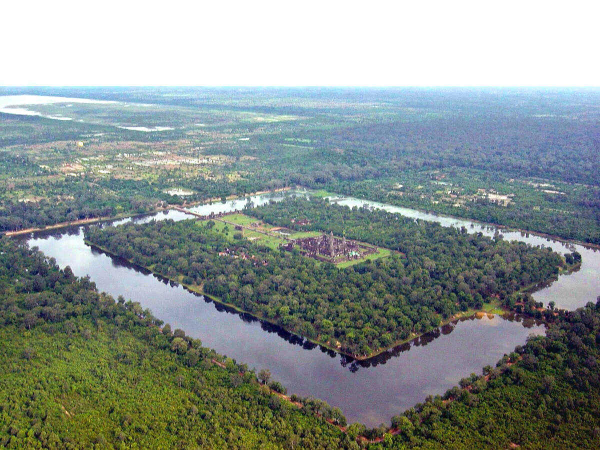 Angkor Wat Aerial Photo