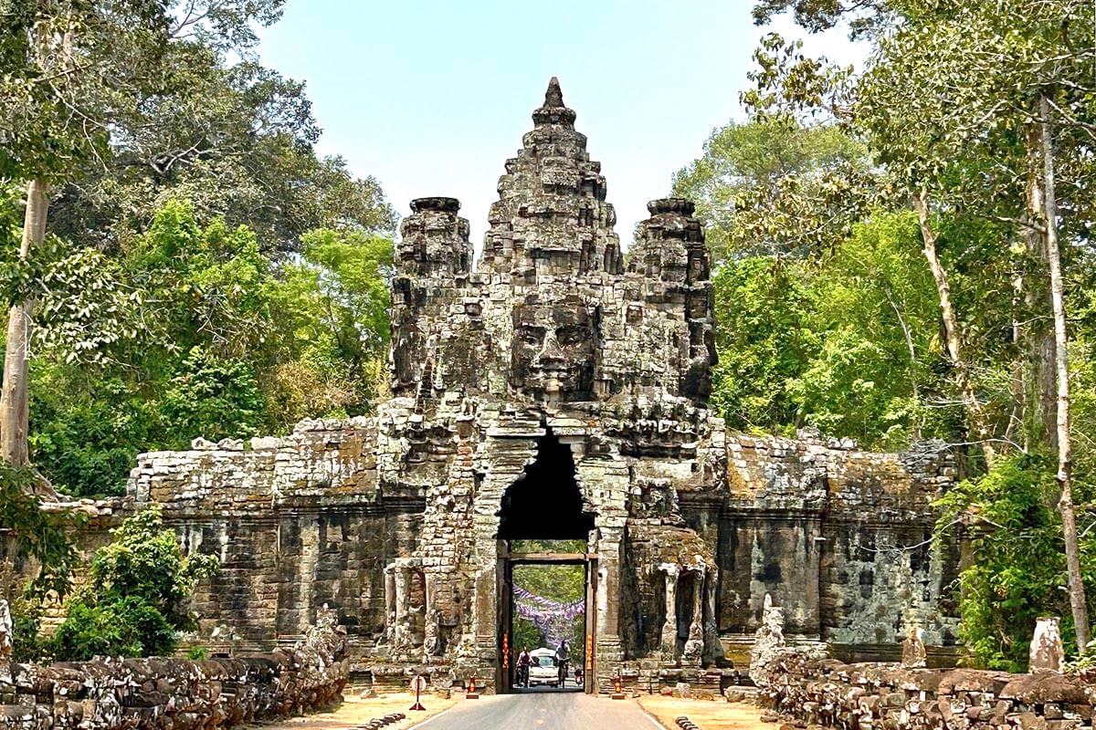 Leaving Angkor Thom