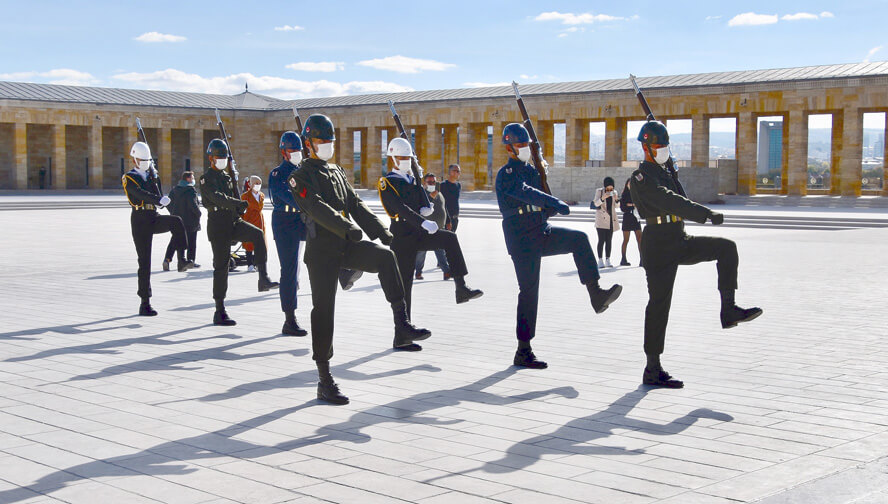 Marching Soldiers, Ceremonial Plaza