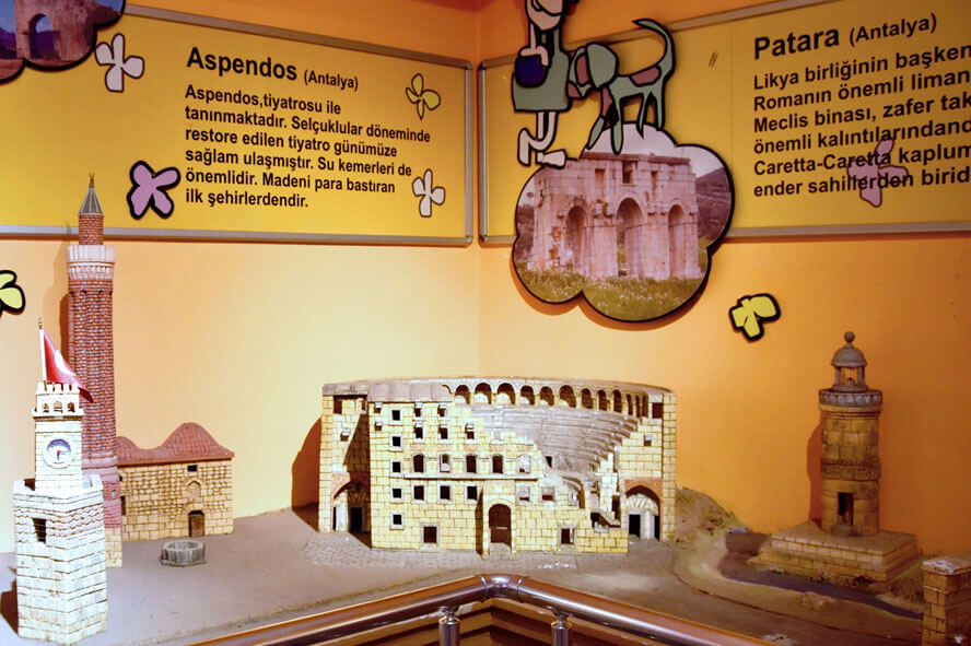 Model of Aspendos Theatre