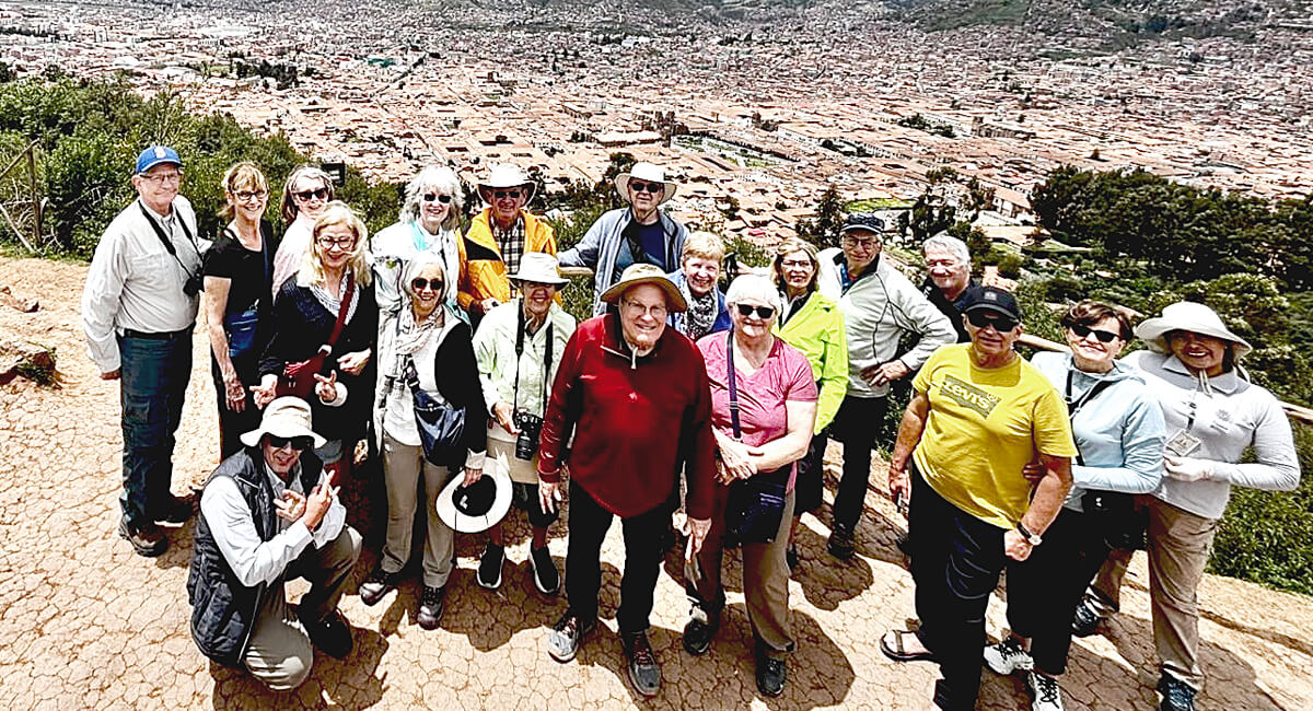 Group Photo Above Cuzco