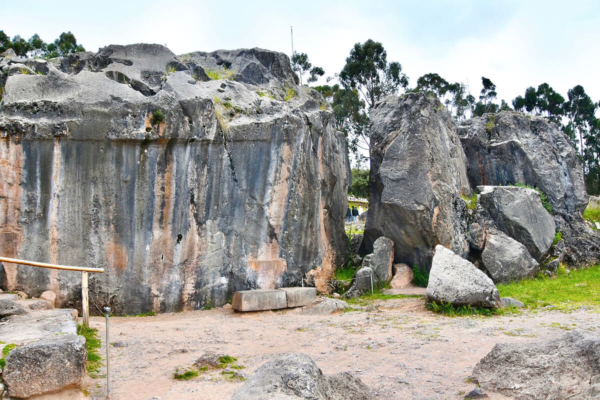 Sheer Carved Rock Face