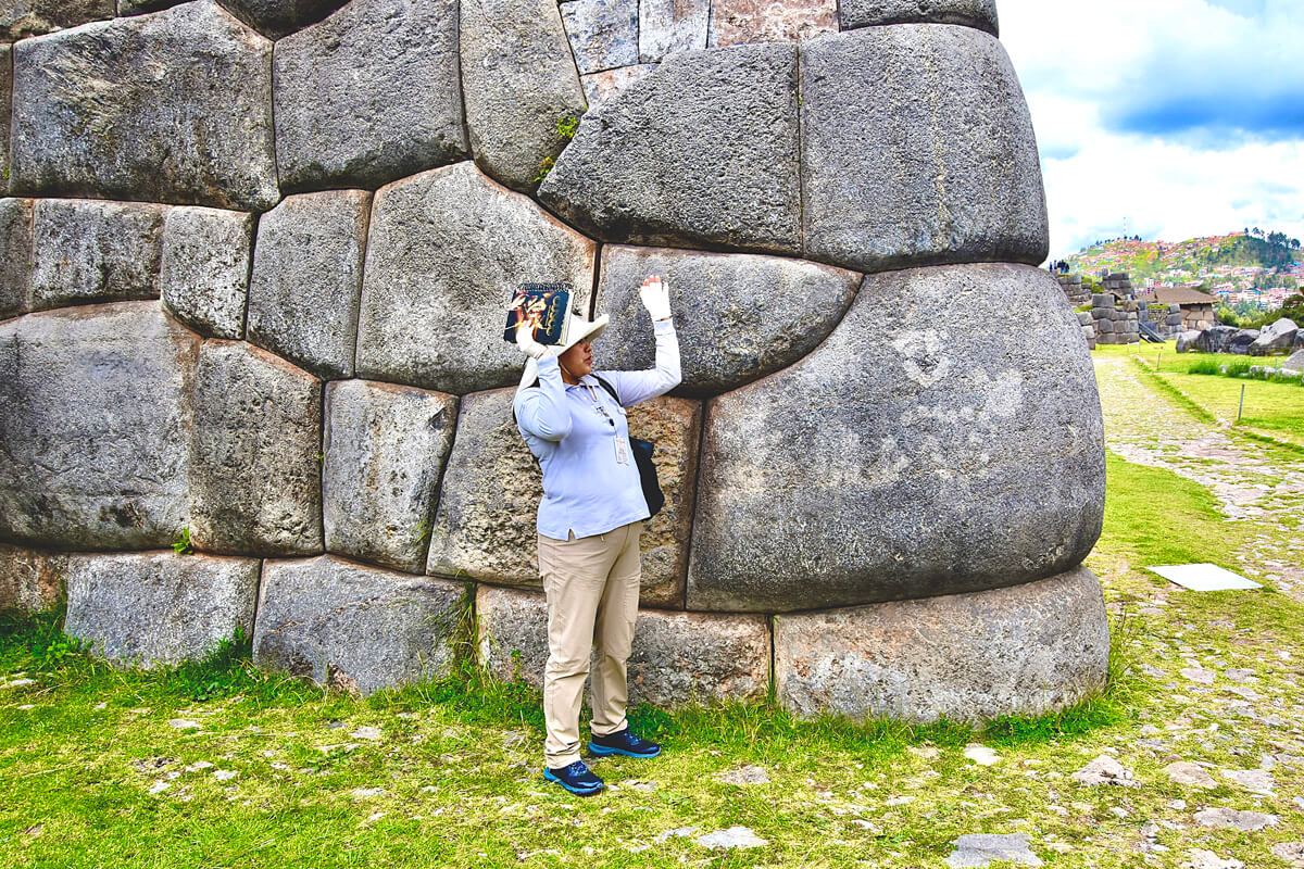 Jaqui Showing the Tight Fit of the Stones