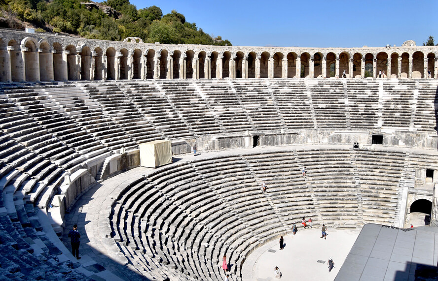 Our Group at Aspendos