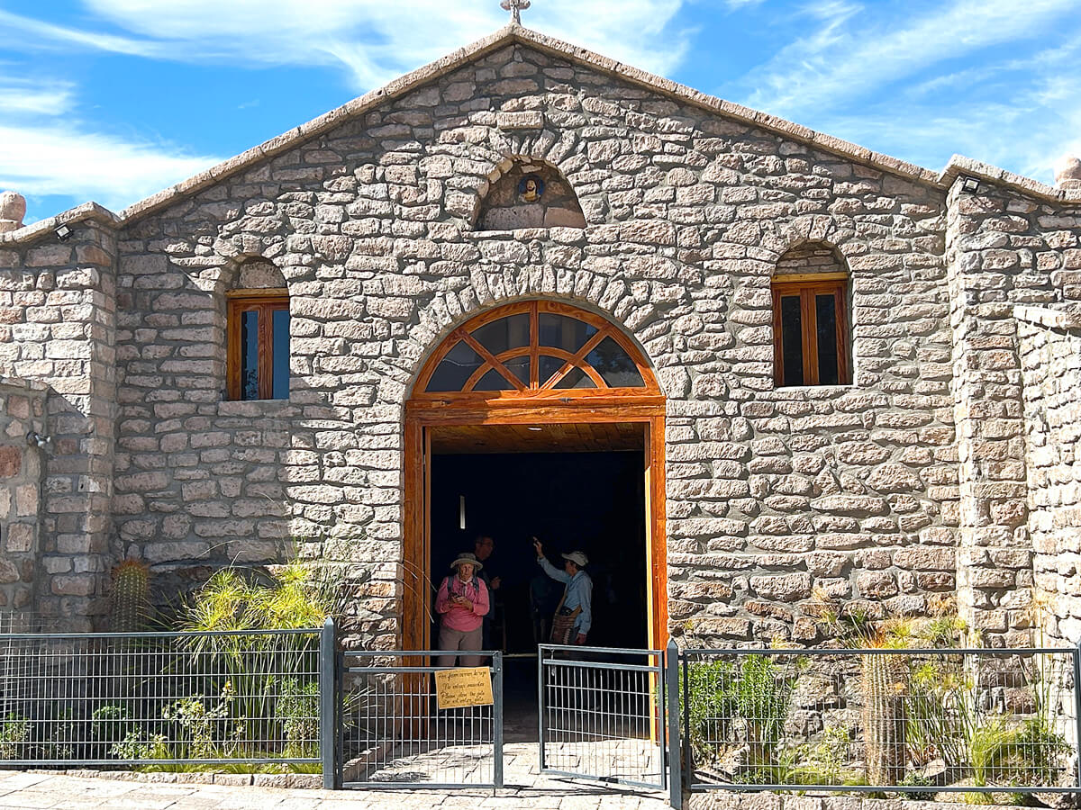 Church made from Tuff and Cactus Wood