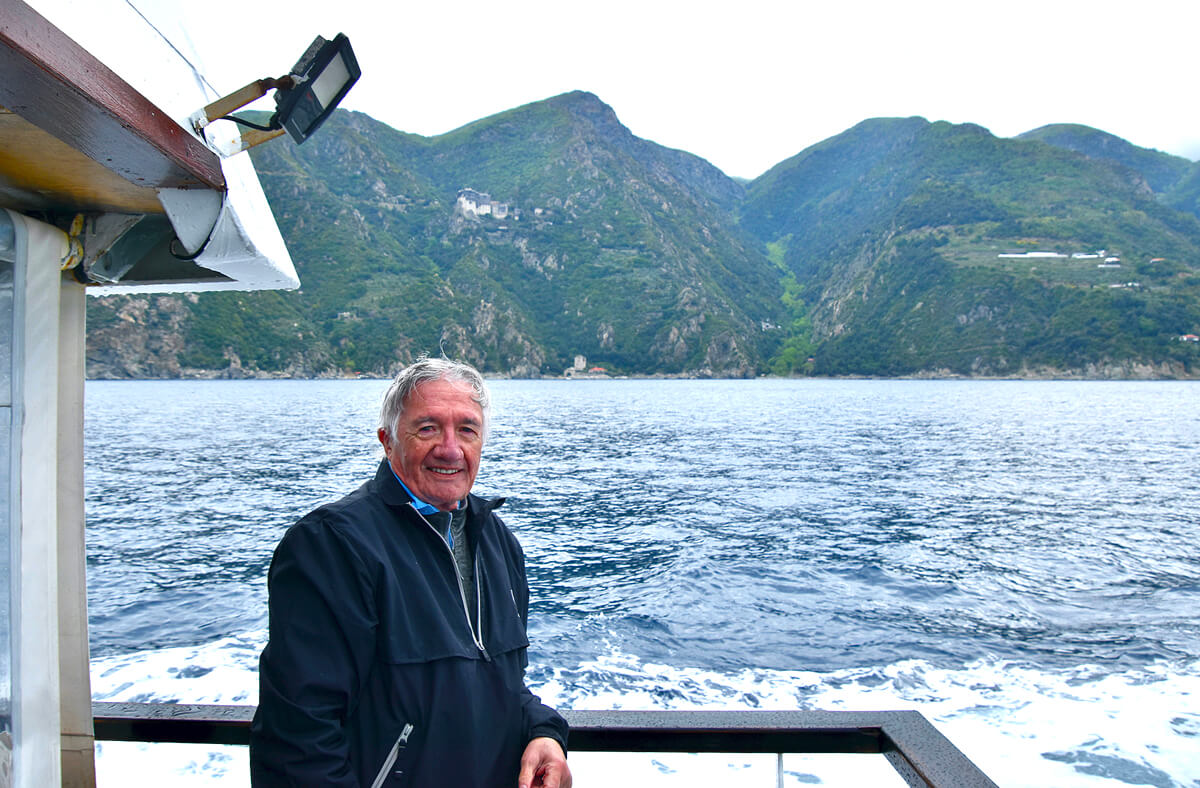 On the Mount Athos Boat
