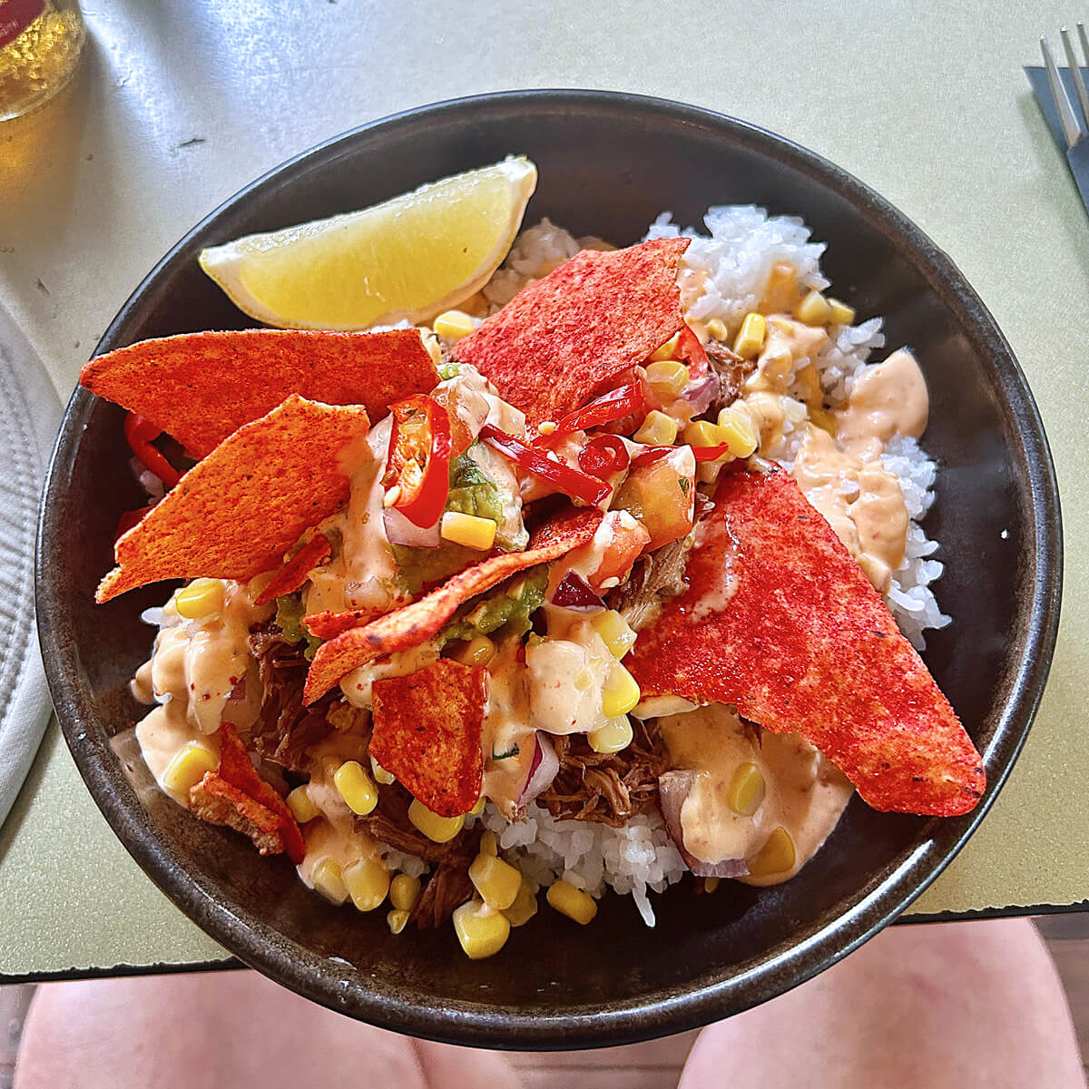 Burrito Bowl, Darwin Botanical Gardens