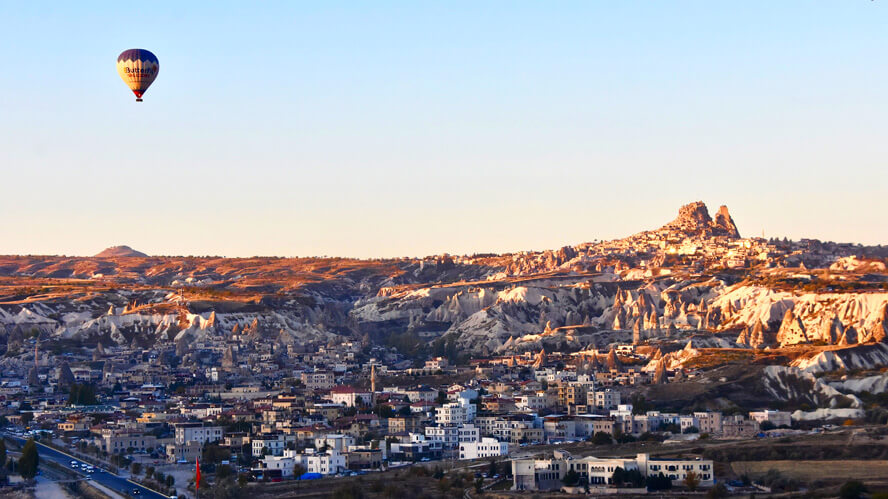 Over a Cappadocian Town