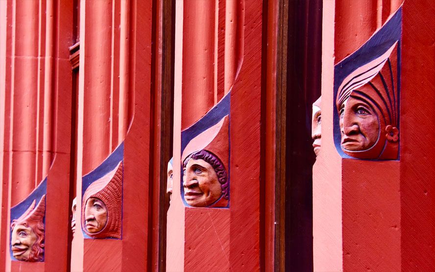 Rathaus Carved Faces