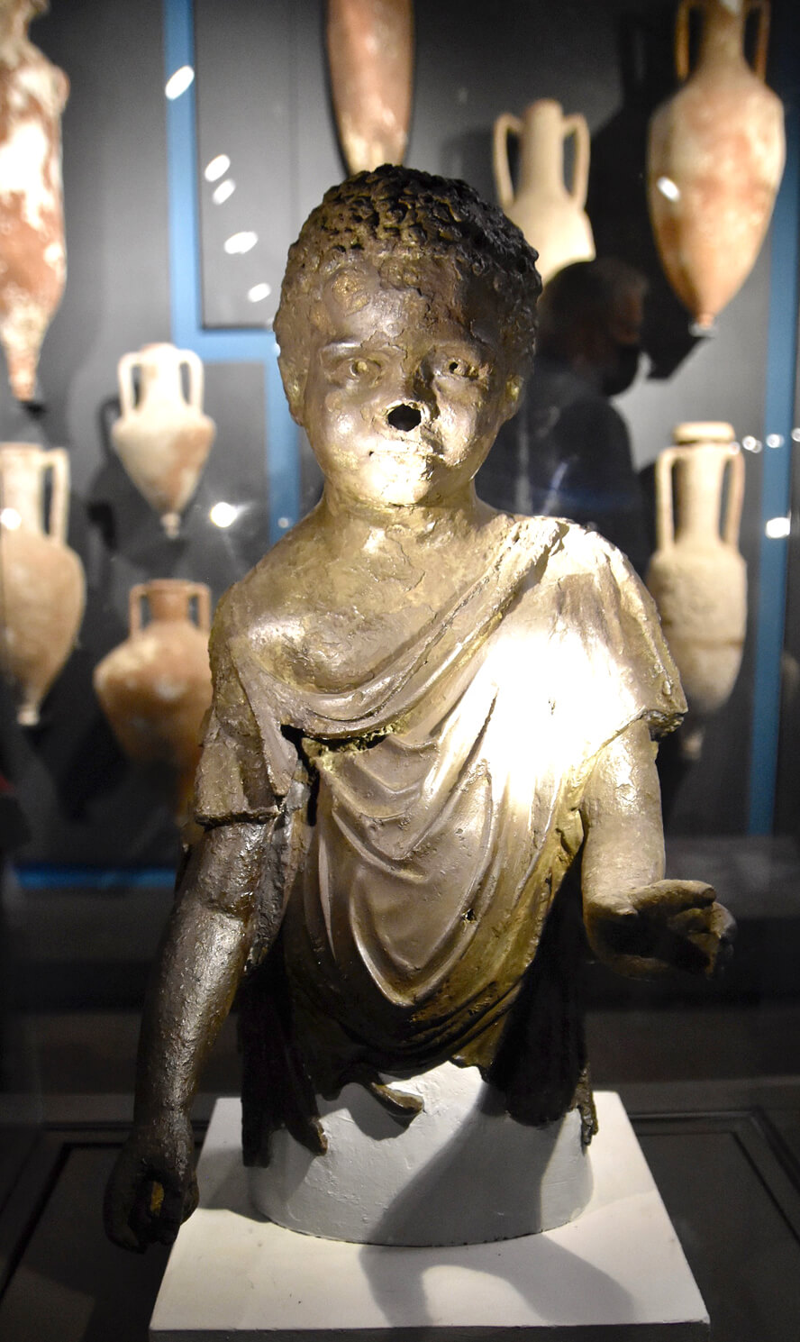 Statue of an African Youth. Bodrum Castle.
