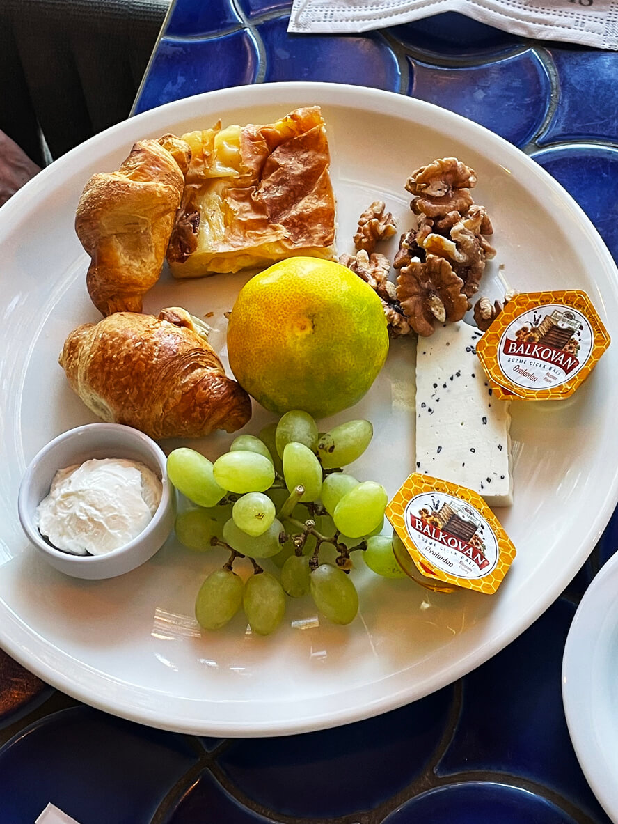 Alison’s Breakfast. Bodrum.