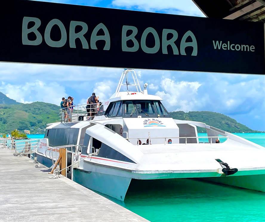 Bora Bora Catamaran to the Mainland