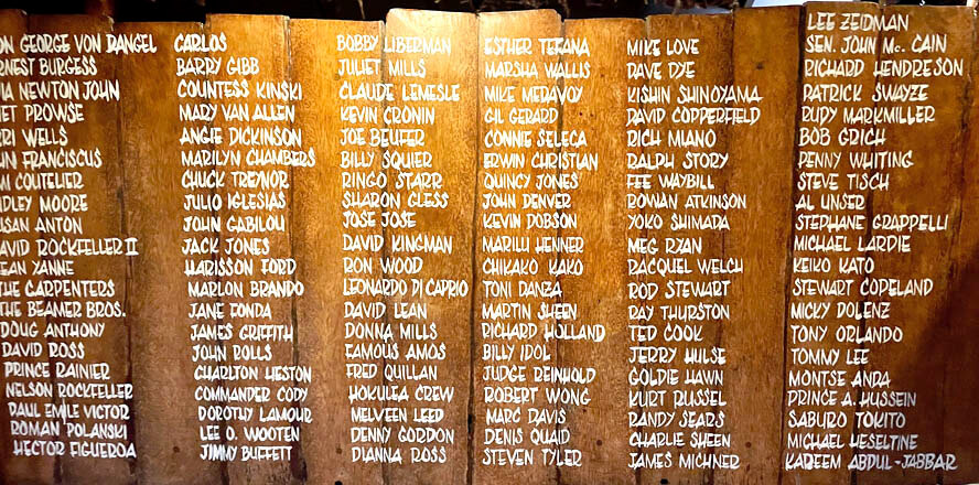 List of Celebrities at Bloody Mary’s