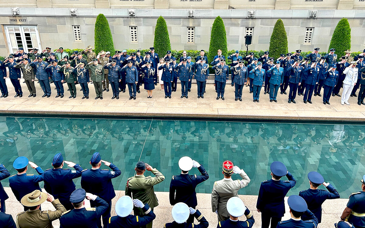 Gathering at the Australian War Memorial