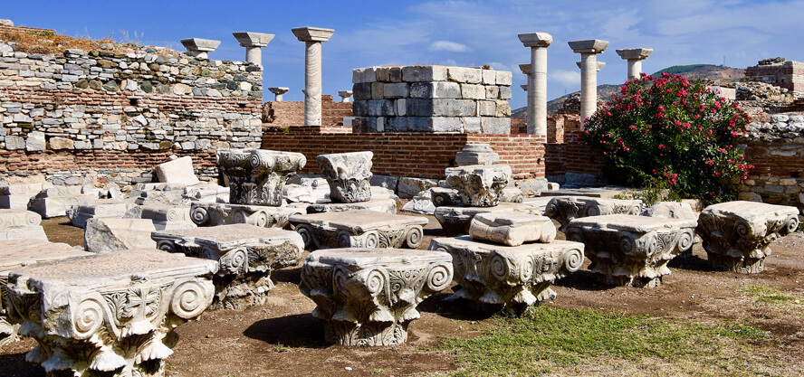 Capitals Everywhere. Basilica of Saint John, Selcuk, Turkey.