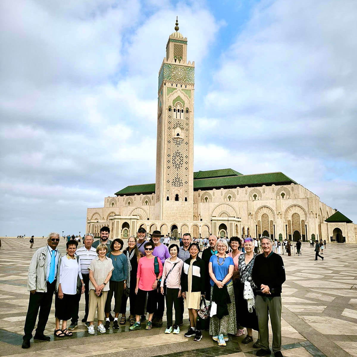 AA Group at Hassan II Mosque, Casablanca