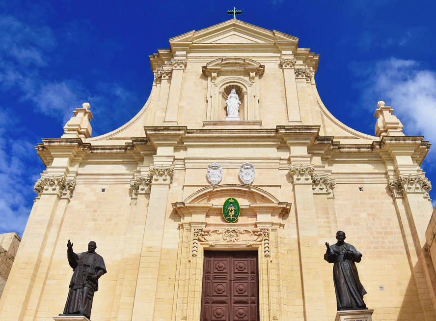 Cathedral of the Assumption with John-Paul II on the Right