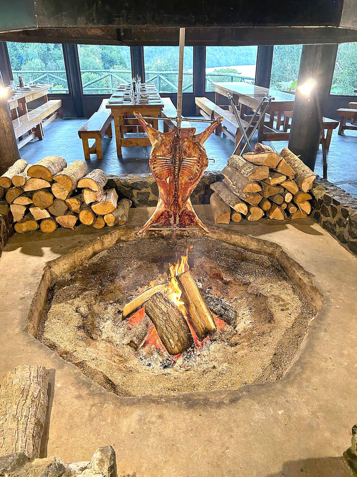 Lamb Roast in Patagonia