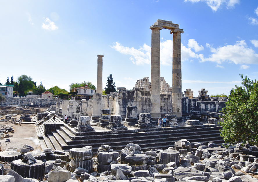 First View of the Temple of Apollo. Didyma & the Oracle of Apollo.