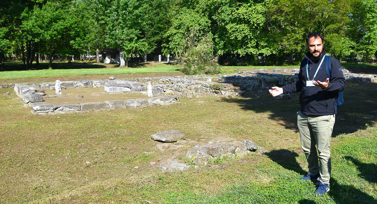 Nikos at the Sanctuary of Demeter