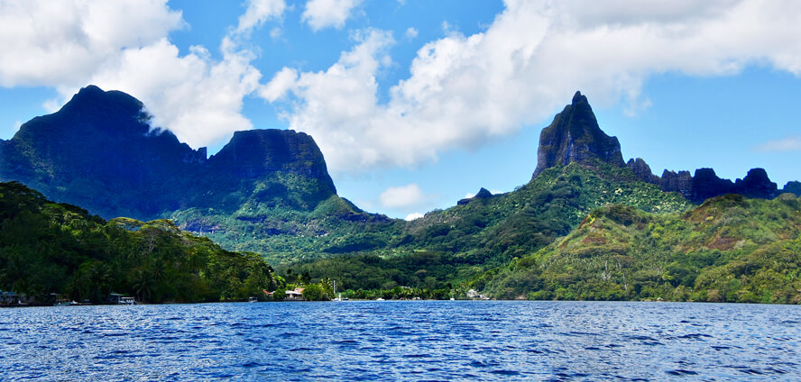 Mount Rotui Comes Into View on Right