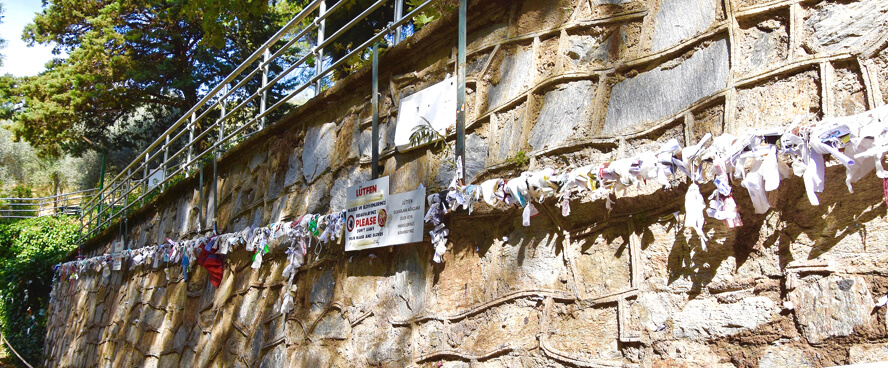 The Wishing Wall. Basilica of Saint John, Selcuk, Turkey.