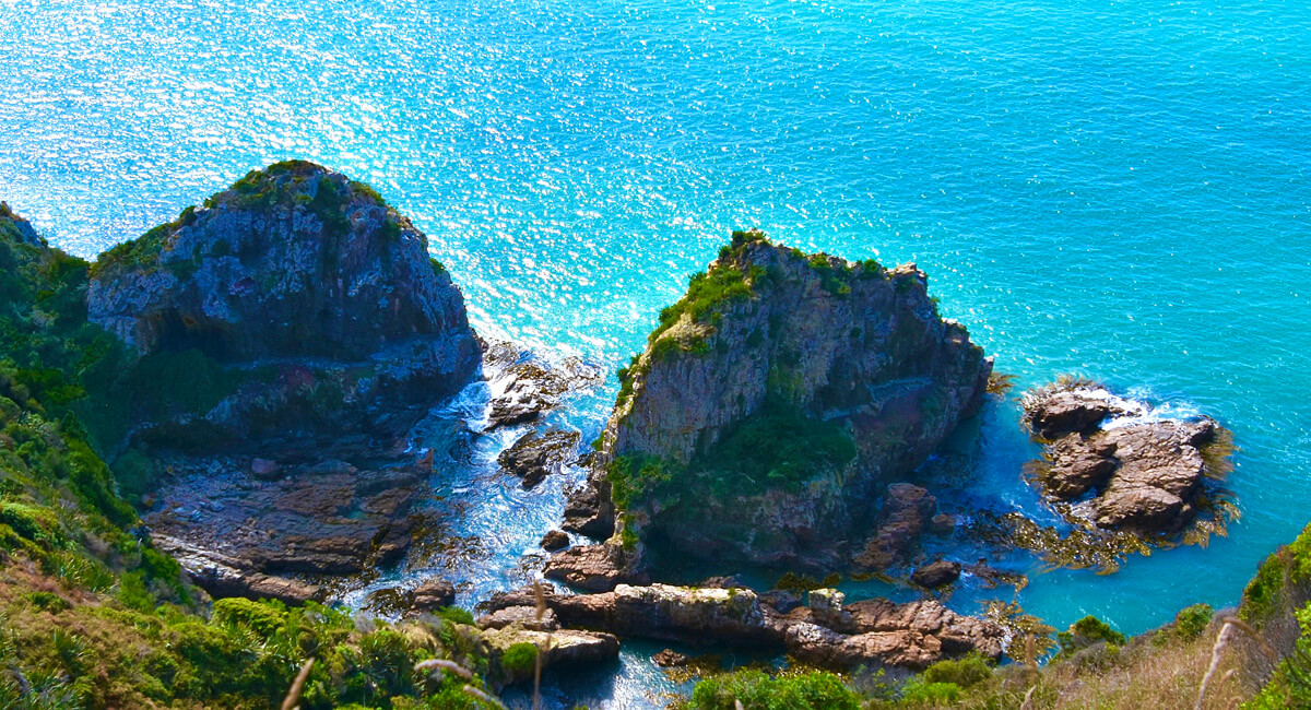 Looking Down fron the Trail