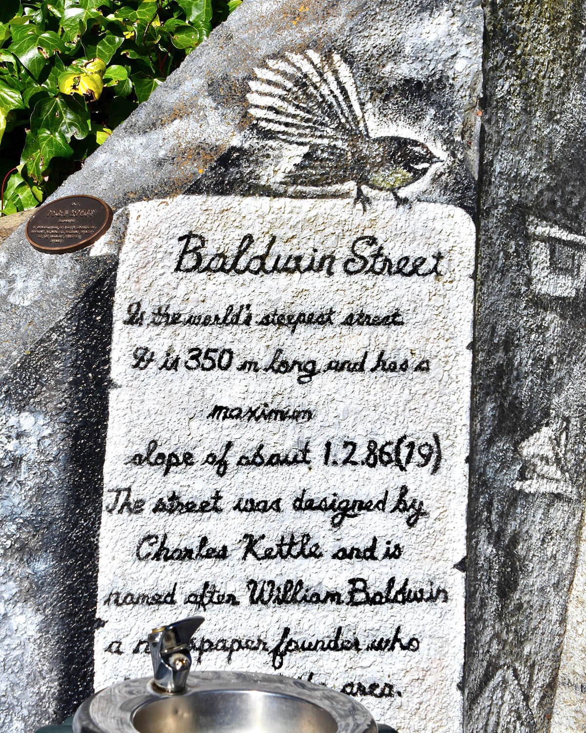 Baldwin Street Plaque