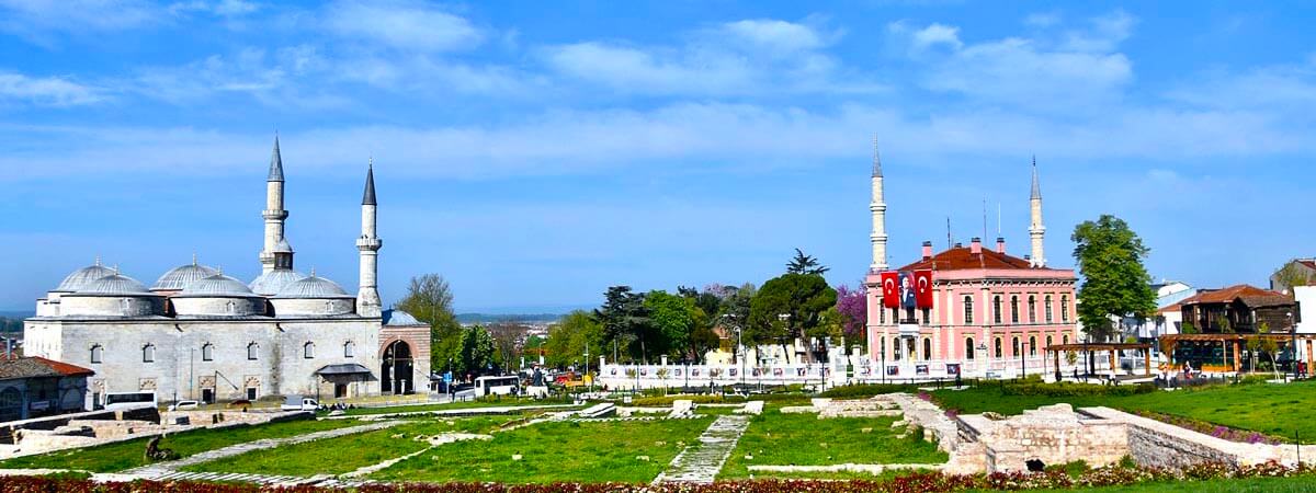 View of Old Mosque from Selimiye Entrance Steps