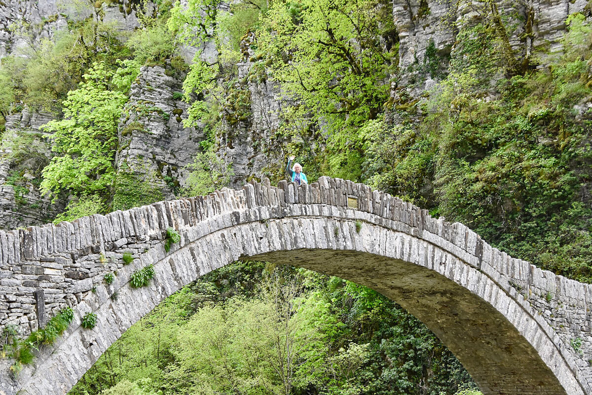 Alison on Noutsos Bridge