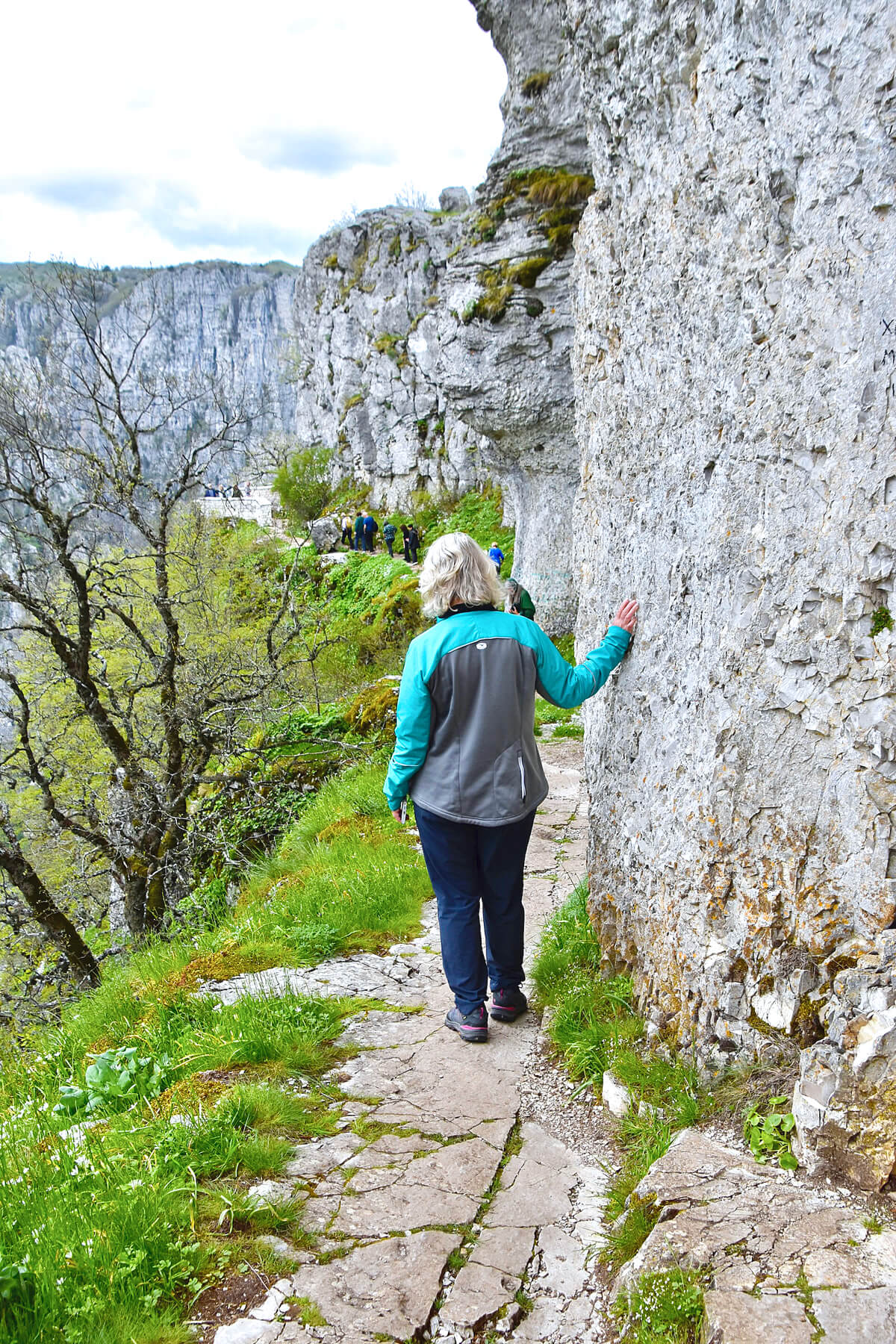 The Narrow Path at Vikos Gorge