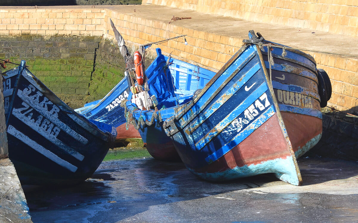 Grounded Boats