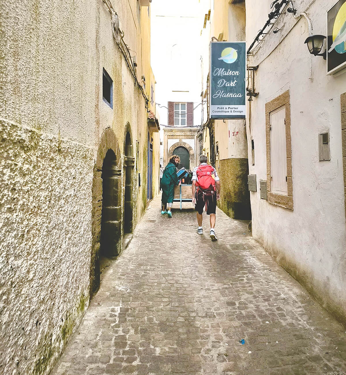 On the Way to the Riad Mimouna