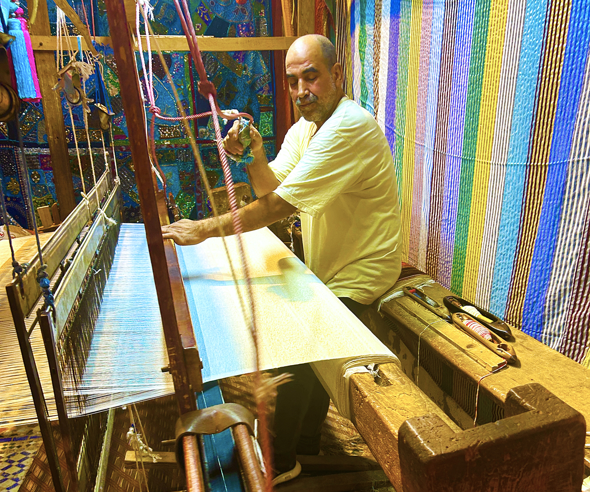 Weaver at Work