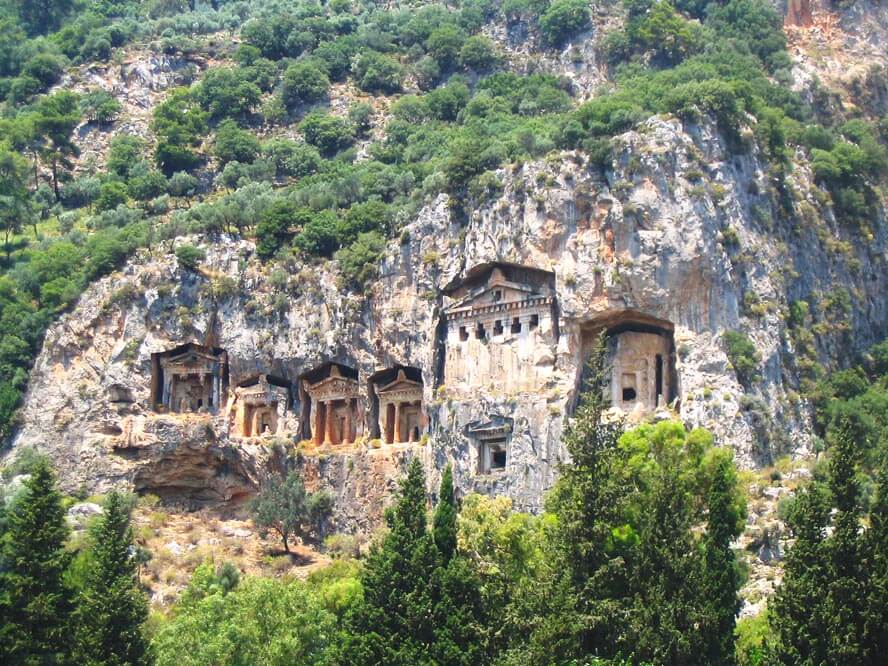 Lycian Tombs Above the Dalyan River