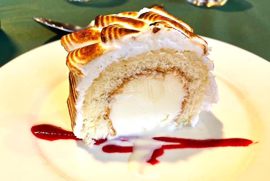 Baked Alaska. French Polynesia.