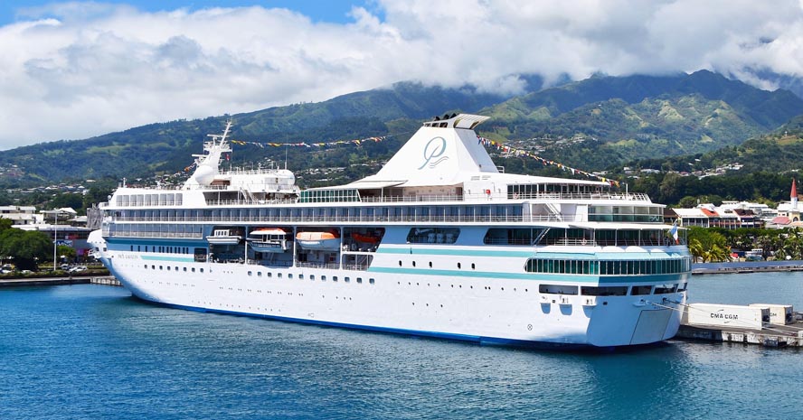 The Paul Gauguin. French Polynesia.