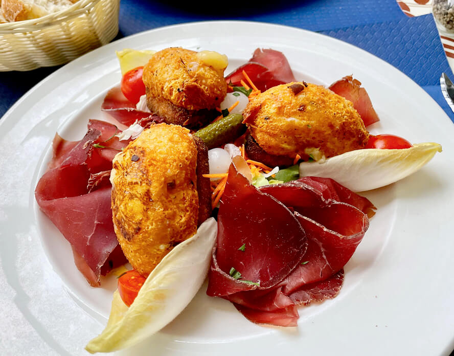 Malakoffs & Cured Beef