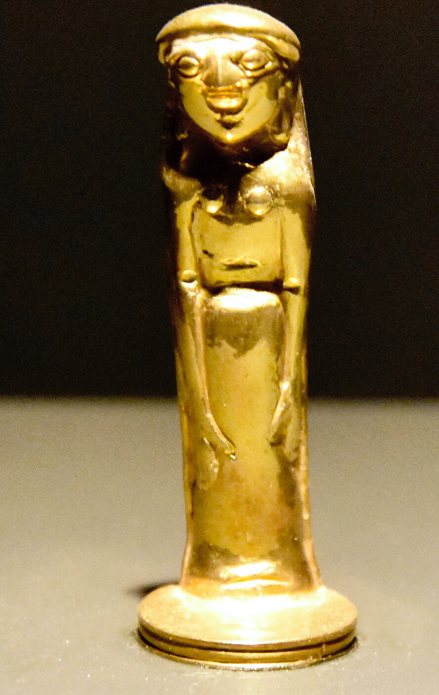 Gold Statue of Artemis. The Ephesus Museum, Selcuk, Turkey.