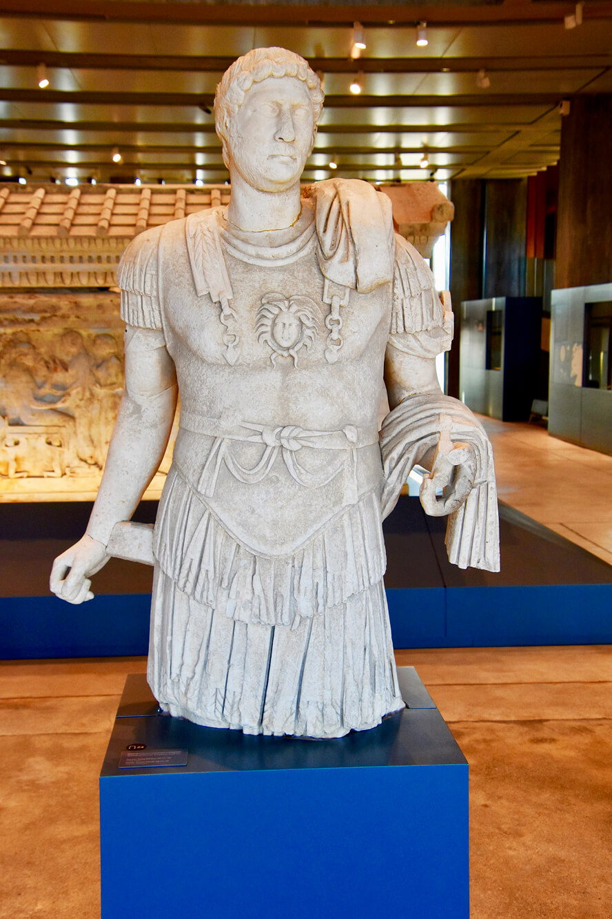 Hadrian from the Odeon in Troy. Troy – Walking with Achilles, Ajax & Agamemnon