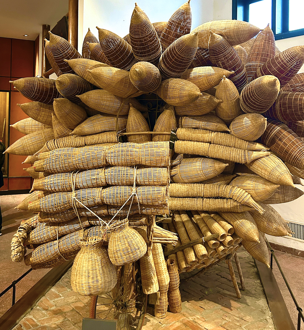 Bike Carrying Fish Traps