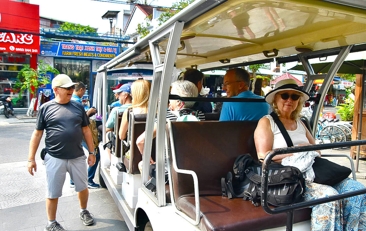 Headed to Old Town Hoi An