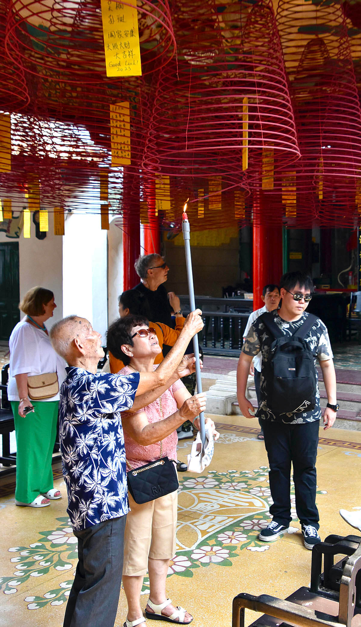 Lighting a Wish Candle, Fujian Assembly Hall aka the Seafarer's Temple