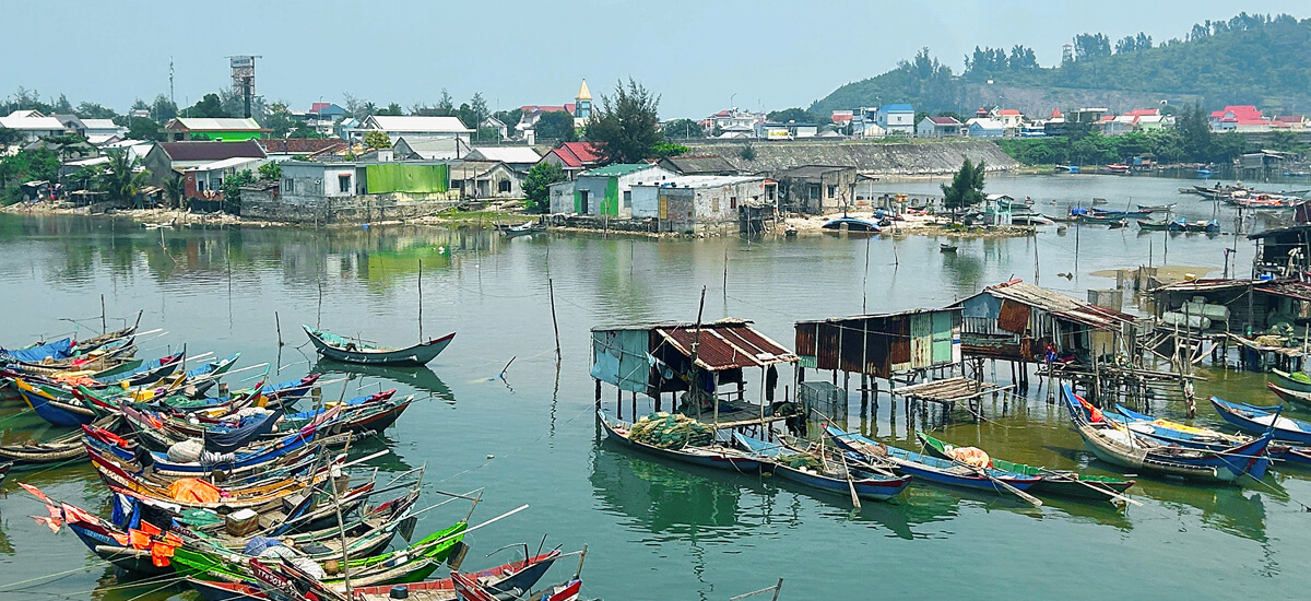 Fishing Boats Near Hue