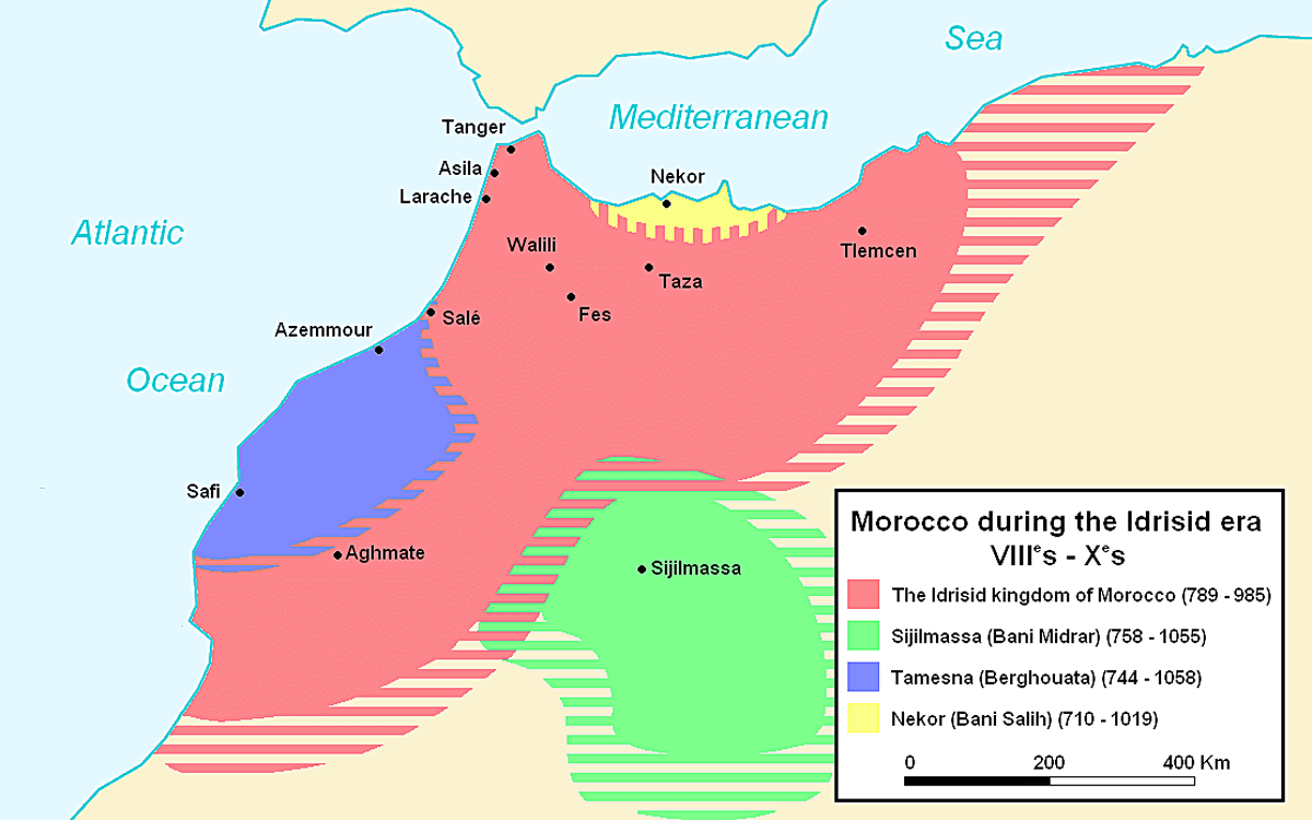 Map of Sijilmassa Empire