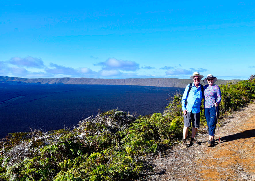 At Sierra Negra Caldera