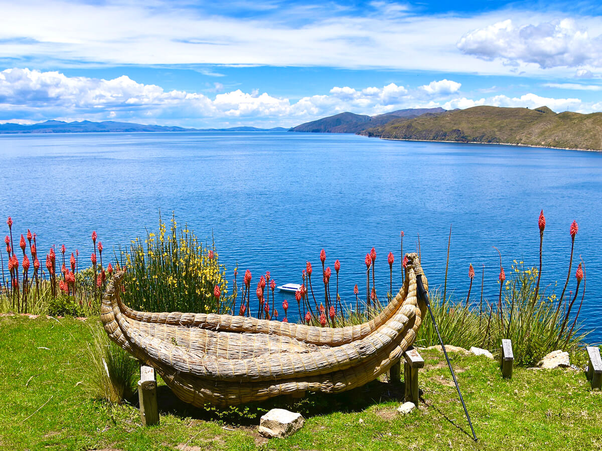 Reed Boat above Lake Titicaca