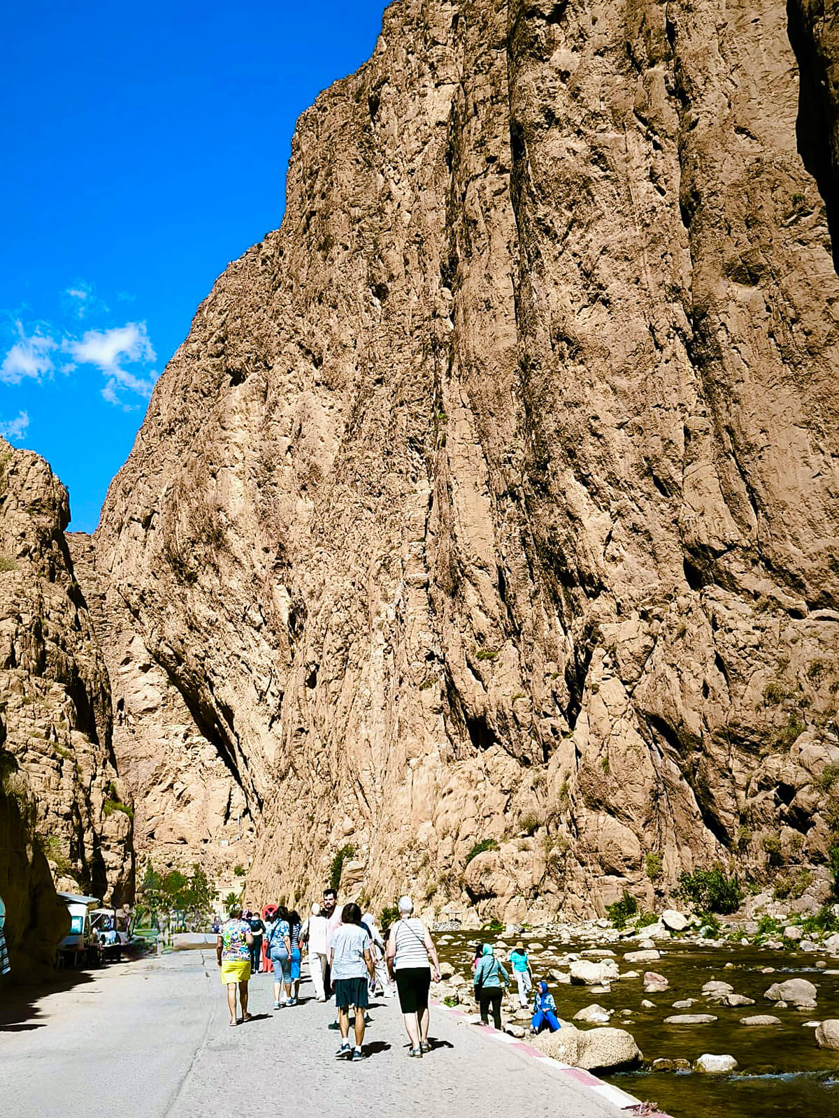 Group at Todra Gorge